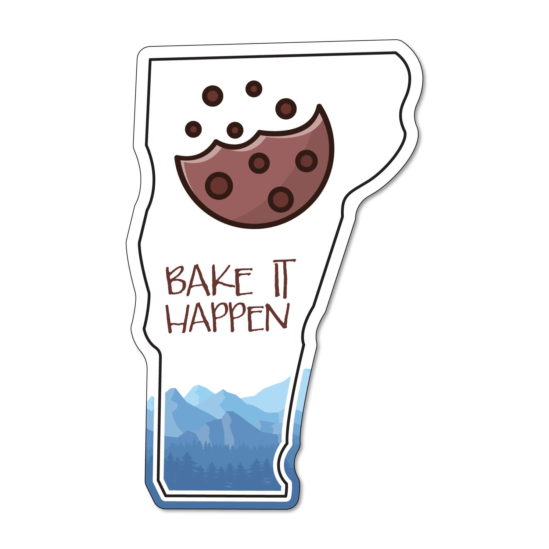 Mountains Stock Graphics Imprinted